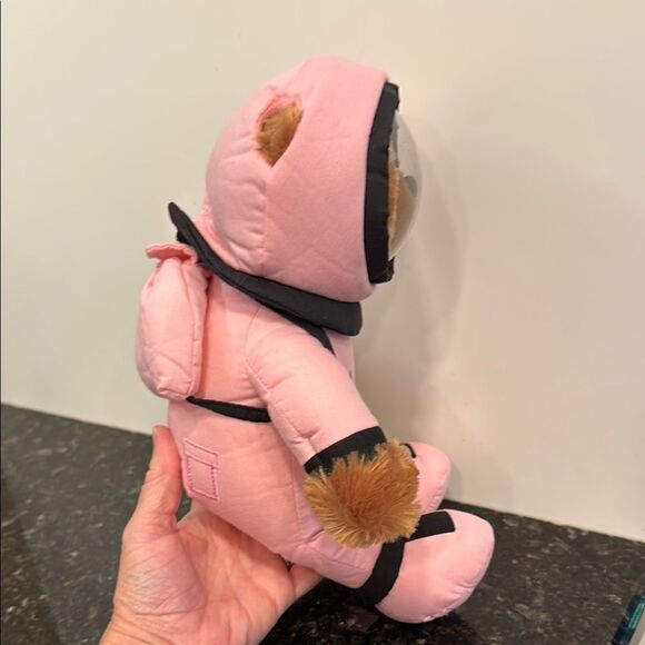 NASA Teddy Bear Astronaut Plush Aurora Stuffed Animal Pink Suit 12" - Picture 2 of 10